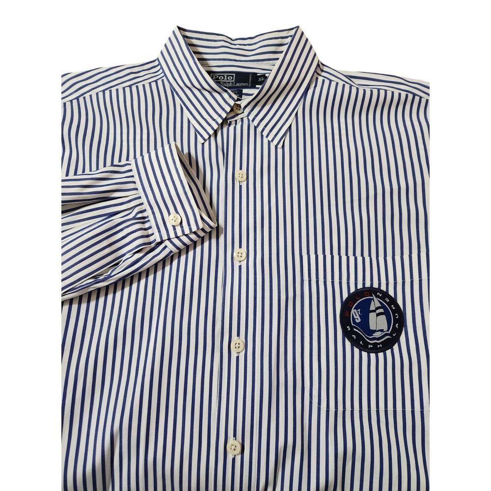 Polo Ralph Lauren Vintage "Polo 97" XL Bennett Long Sleeve Cotton Shirt